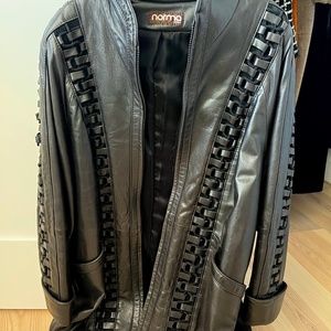norma canada vintage 80s soft leather jacket